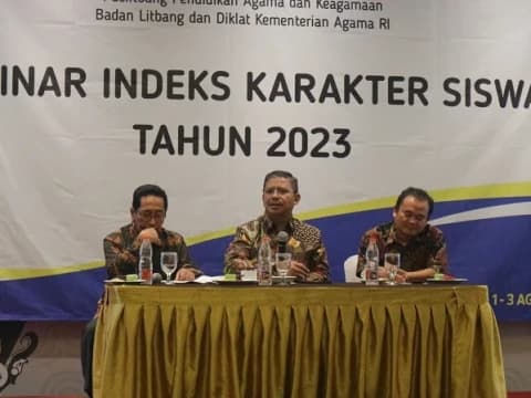 Kemenag Seminarkan Hasil Penelitian Indeks Karakter Siswa 2023