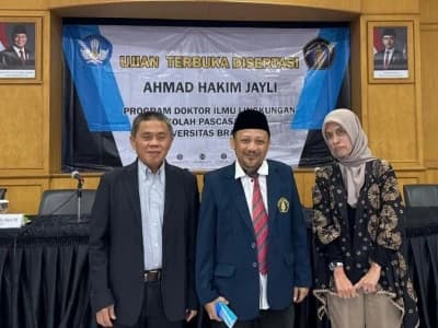 Riset Green Halal Tourism Bawa Wakil Ketua PWNU Jatim Raih Doktor Ilmu Lingkungan