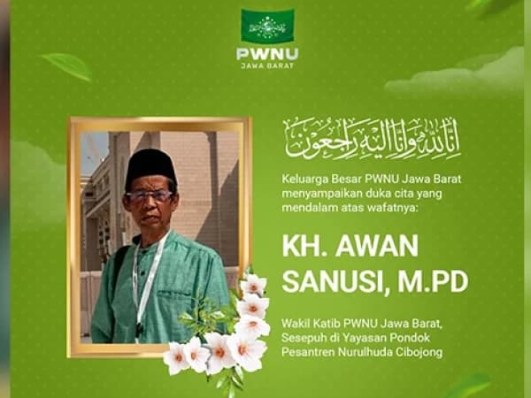 Innalillahi, A'wan Syuriyah PWNU Jabar KH Awan Sanusi Wafat