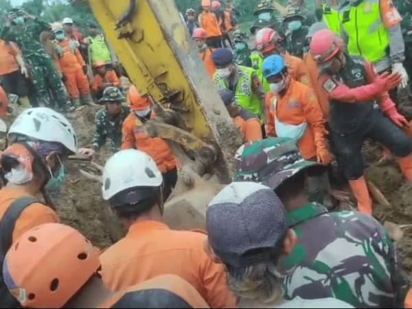 Data Terbaru, Korban Longsor Banjarnegara Berjumlah 9 Orang