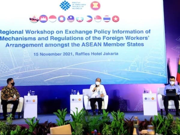 Bahas Pengaturan Tenaga Kerja Asing, Kemnaker Gelar Workshop Regional ASEAN