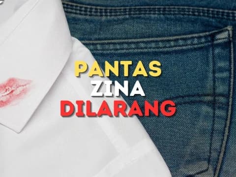 Khutbah Jumat: Pantaslah Kita Dilarang Berzina