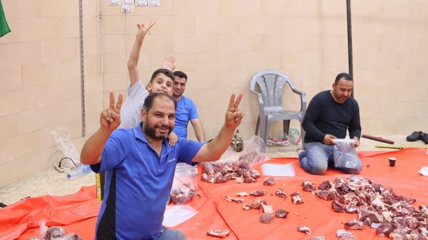 NU Care-LAZISNU Salurkan Kurban untuk Warga Terdampak Bencana di Indonesia dan Pengungsi Palestina