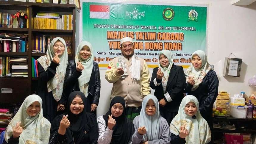 Meski Sibuk Bekerja, Warga Indonesia di Hong Kong Dirikan Grup Rebana Al-Hayya