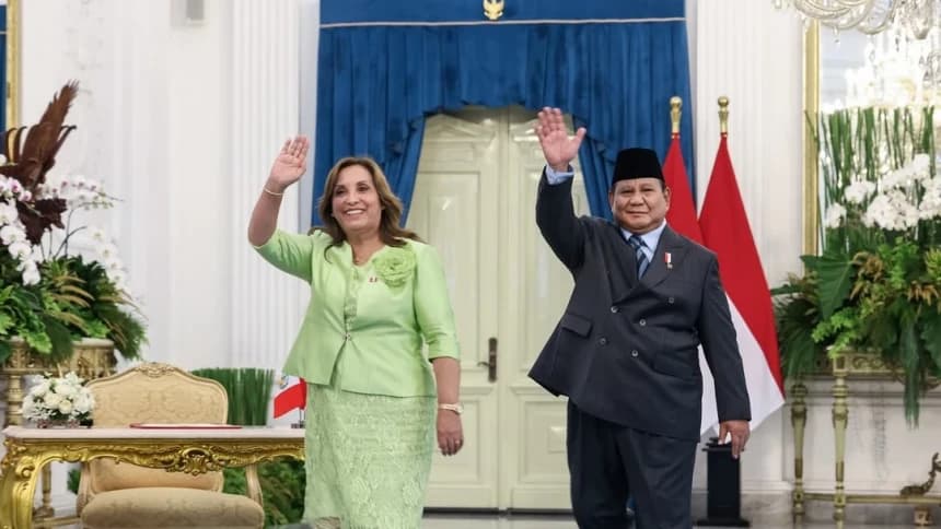 Presiden Peru Kunjungi Indonesia, Prabowo Tegaskan Komitmen Kerja Sama dan Dukung Palestina