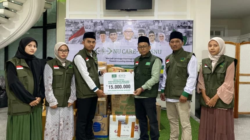 LAZISNU Kabupaten Bandung Salurkan Bantuan untuk Penyintas Banjir Sumatra melalui LAZISNU PBNU