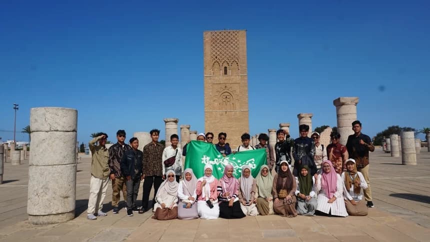 PCINU Maroko Sambut Kedatangan Pelajar Baru Delegasi PBNU 2025