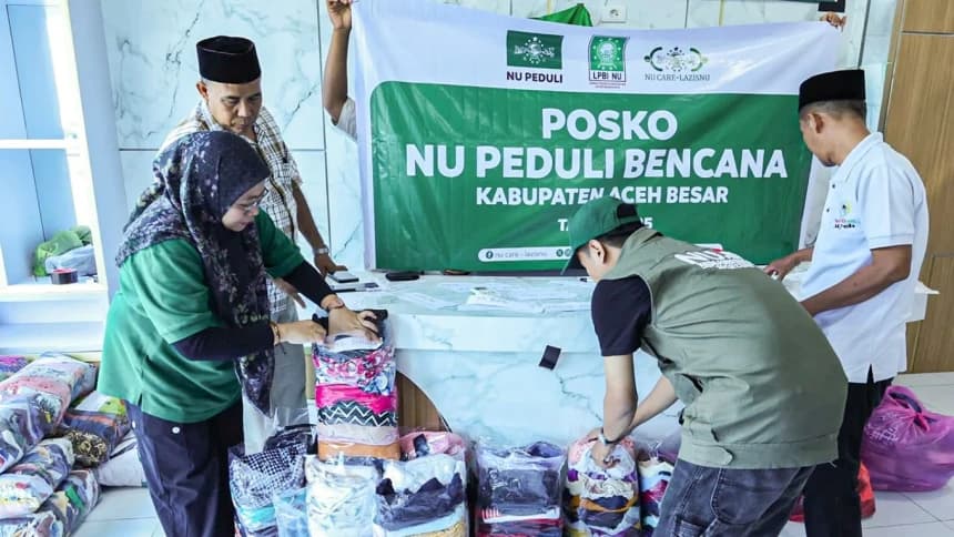 LAZISNU PBNU Siapkan Dua Posko di Aceh Besar untuk Bantu Korban Bencana, Ini Lokasinya