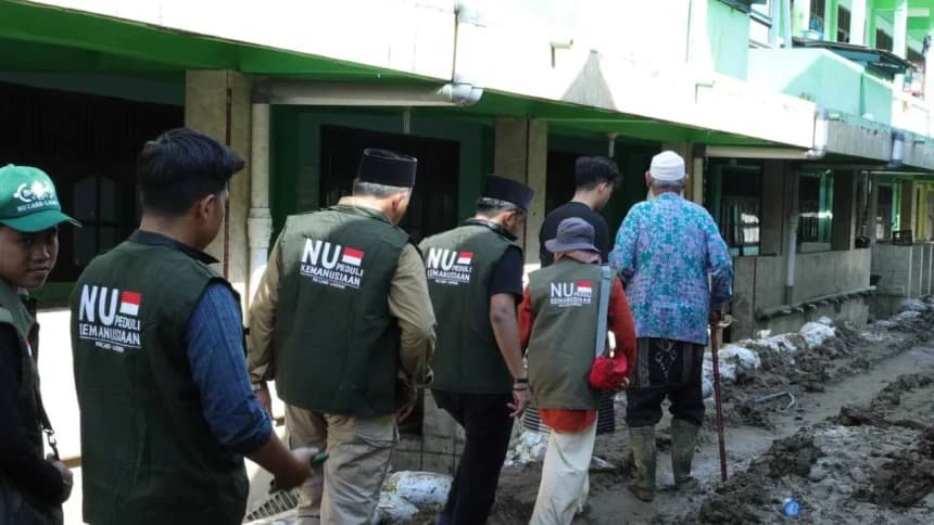 Tim NU Peduli Salurkan Bantuan ke Pesantren Terdampak Banjir di Pidie Jaya dan Bireuen