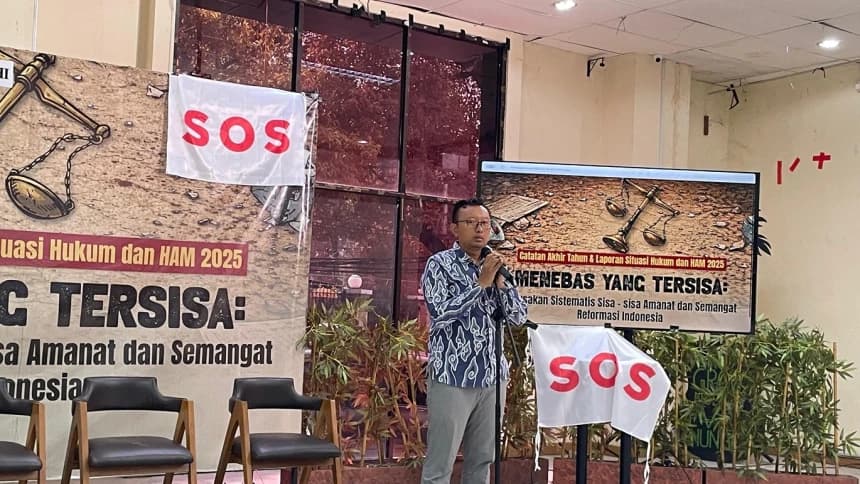 YLBHI Luncurkan Catatan Akhir Tahun, Soroti Kerusakan Demokrasi dan Militerisasi Pembangunan