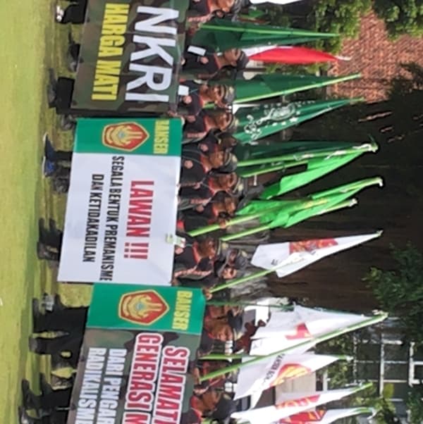 Banser Banyumas Aksi Damai Antiradikalisme