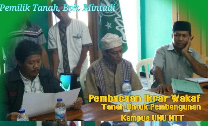 PWNU NTT Terima Hibah Tanah untuk Bangun Universitas
