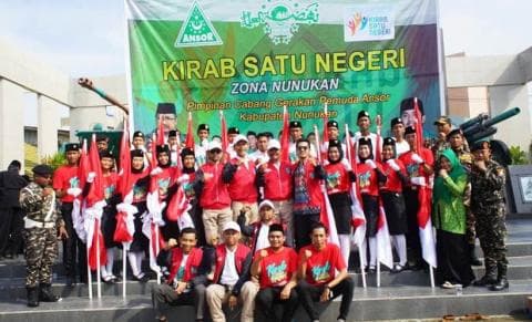 Kirab Satu Negeri: Ansor Ajak Perkuat Empat Pilar