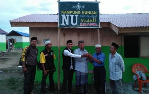 Warga Palu Mulai Tempati Huntara Kampung NU