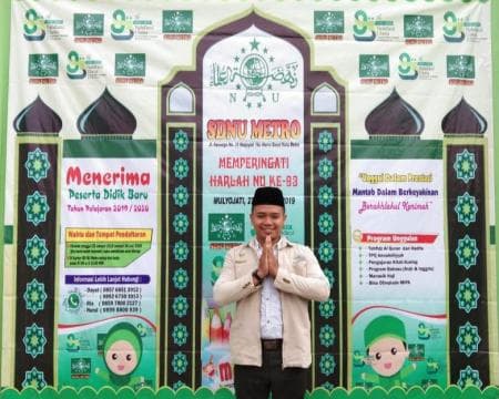 Galang 1 M Lebih Dana Swadaya, Warga NU Metro Bangun SD NU