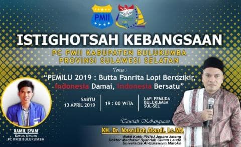 Istighotsah Kebangsaan di Bulukumba Hadirkan Kiai Muda Jateng Nanti Malam