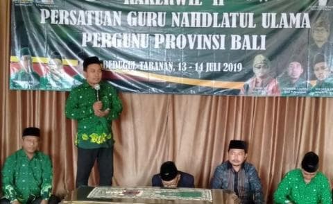 Di Tabanan, Pergunu Kembali Sampaikan Gagasan Strategis Peran Guru NU bagi Bangsa