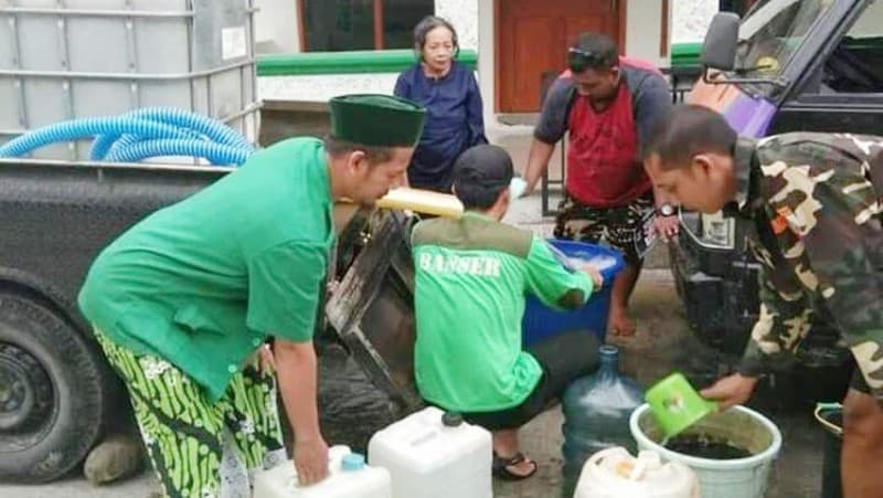 Warga Apresiasi Bantuan Air Bersih Ansor Boyolali