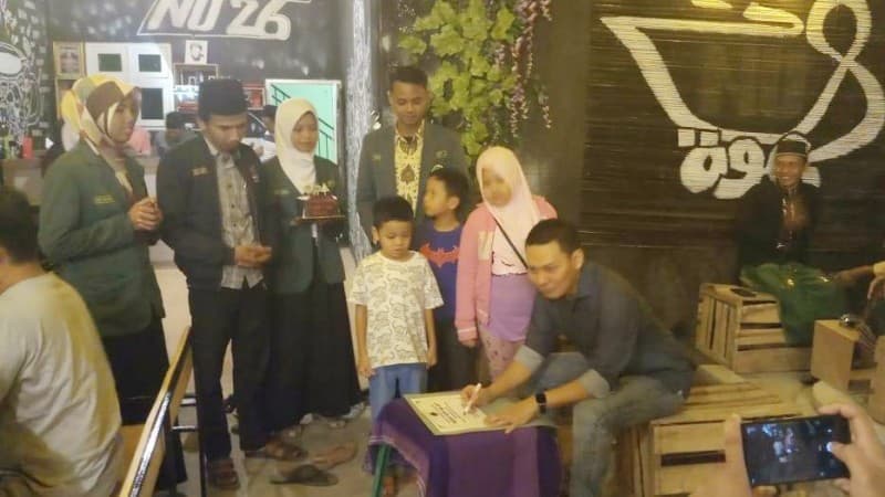 Pelajar NU Pangkah Tegal Luncurkan 'Kedai Kopi NU 26'