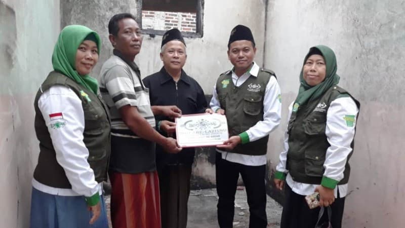 NU Care-LAZISNU Renovasi Rumah Warga yang Terbakar