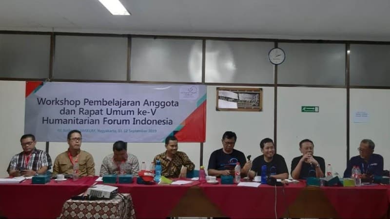 Aklamasi, Ketua LPBINU Jadi Ketua Umum Humanitarian Forum Indonesia