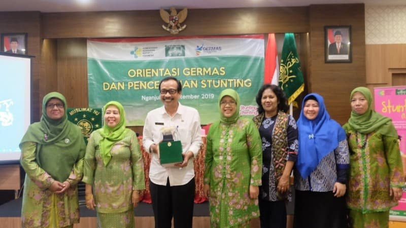 Germas dan Pencegahan Stunting, Muslimat NU Galang Partisipasi Masyarakat di Nganjuk
