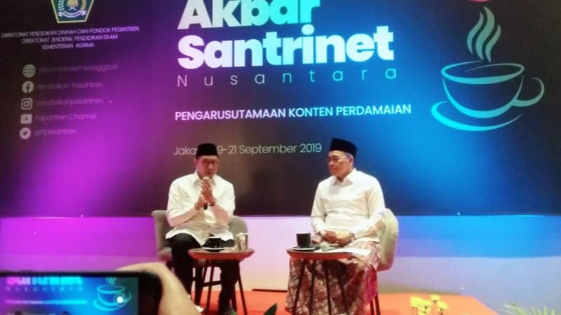 Pesan Menag untuk para Santri Pegiat Media