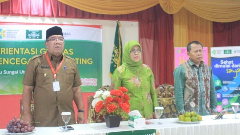 Muslimat NU Laksanakan Program Germas dan Pencegahan Stunting di Amuntai