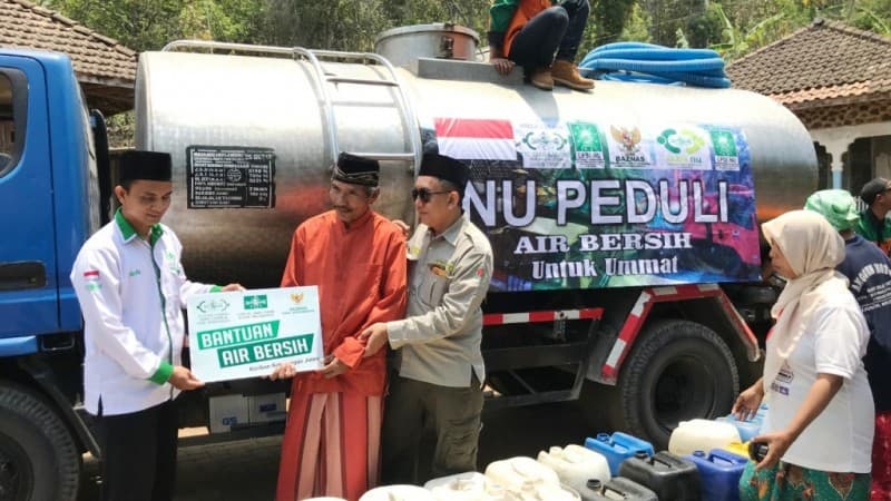 NU Jatim Bentuk Posko Peduli Air Kehidupan untuk Korban Kekeringan