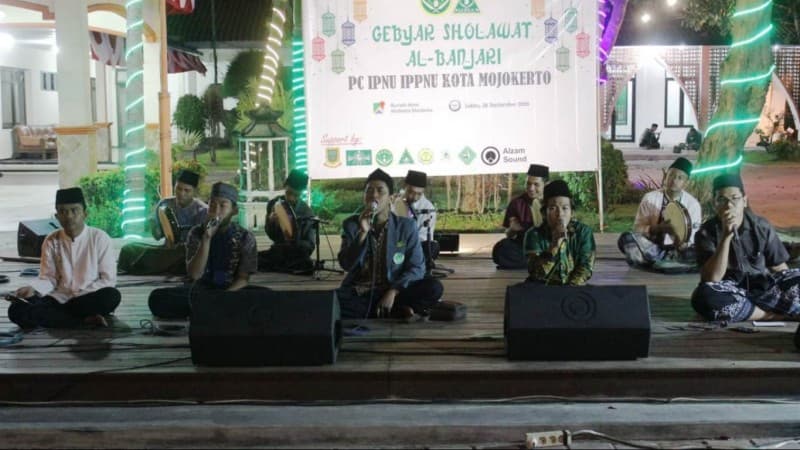 Meriahnya Gebyar Shalawat di Rumah Dinas Wali Kota Mojokerto