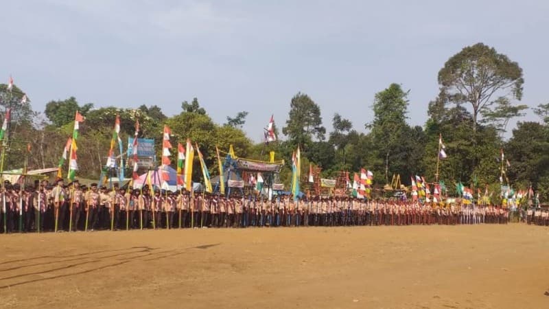 Ma'arif NU Jatinegara Tegal Gelar Kemah Penggalang Ketiga