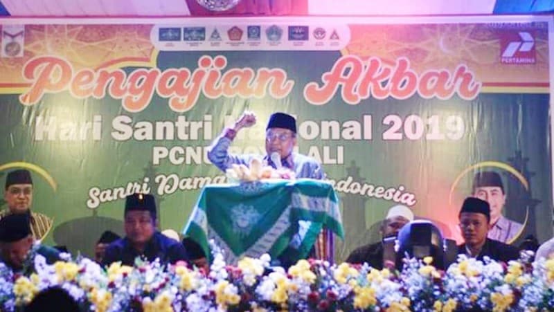 Ini Pesan Kiai Said di Puncak Hari Santri di Boyolali