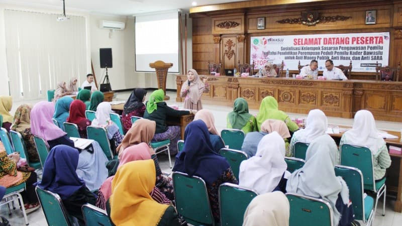Bawaslu Gandeng Perempuan Mandiri Jepara Beri Pendidikan Politik untuk Perempuan