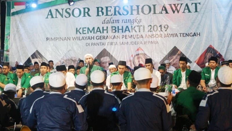 Ansor Bershalawat, Habib Bidin: NU Garda Terdepan Jaga Keutuhan NKRI