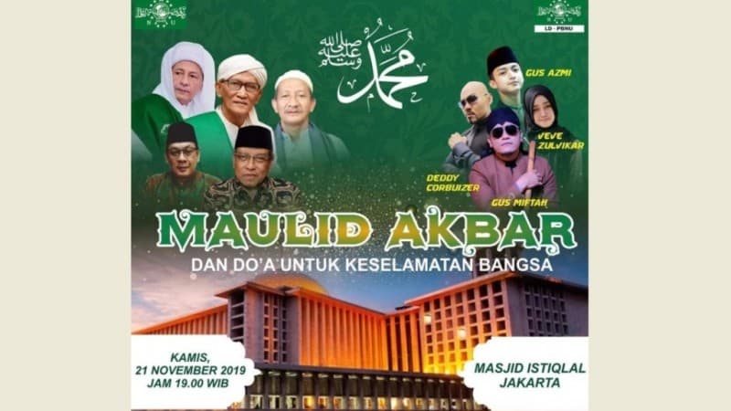 PBNU Gelar Maulid Akbar dan Doa Keselamatan Bangsa di Istiqlal Kamis Besok