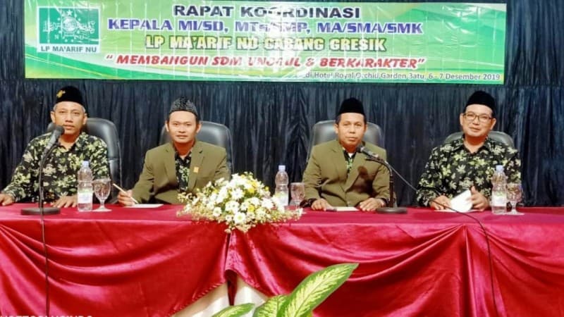 Ratusan Kepala Madrasah NU di Gresik Bertekad Tingkatkan Mutu