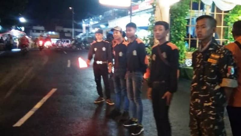 CBP dan KPP IPNU-IPPNU Mojokerto Hadir di Kawasan Rawan Kecelakaan