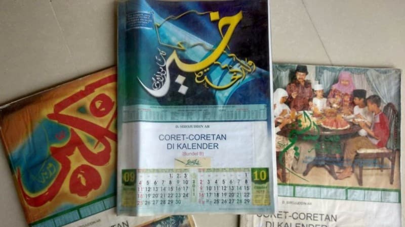 Kenangan Banjir dan Kaligrafi pada Kalender