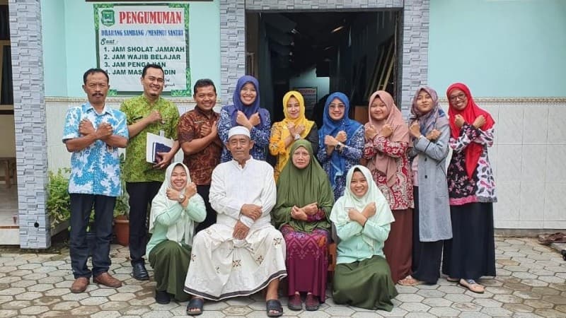 Jadi Juara Teladan, Poskestren Riyadl Sedan Terima Kunjungan Balkesmas Pati