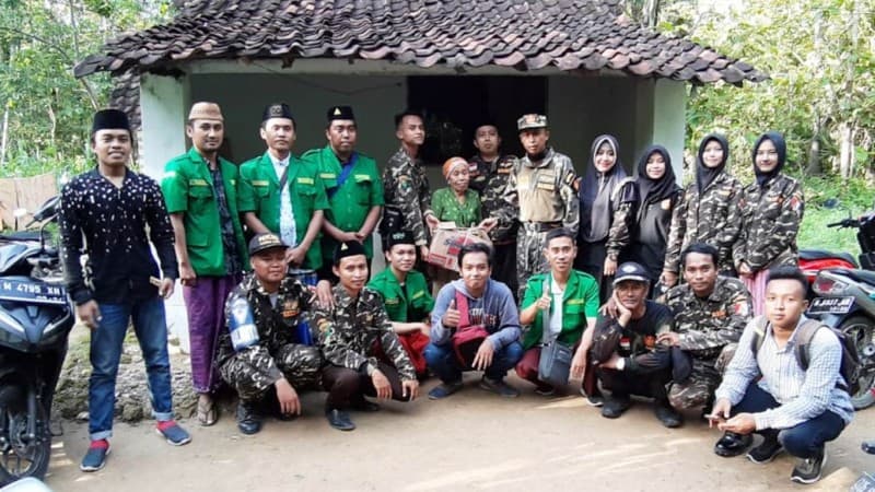 Sambut Konferensi, Ansor dan Banser di Sumenep Gelar Geledah Duafa