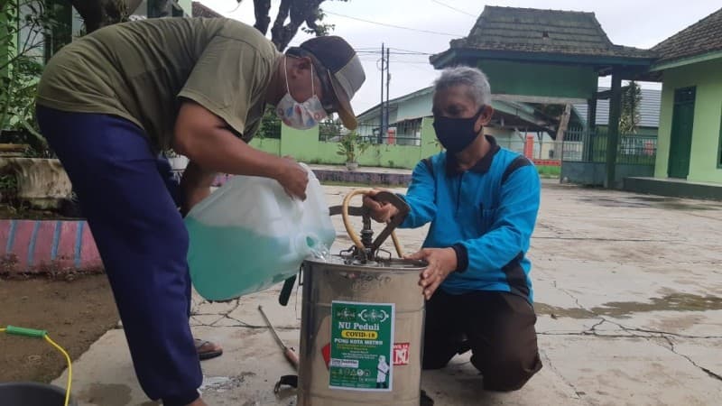 Tiga NU Kabupaten di Lampung Ini Semakin Masif Cegah Covid-19