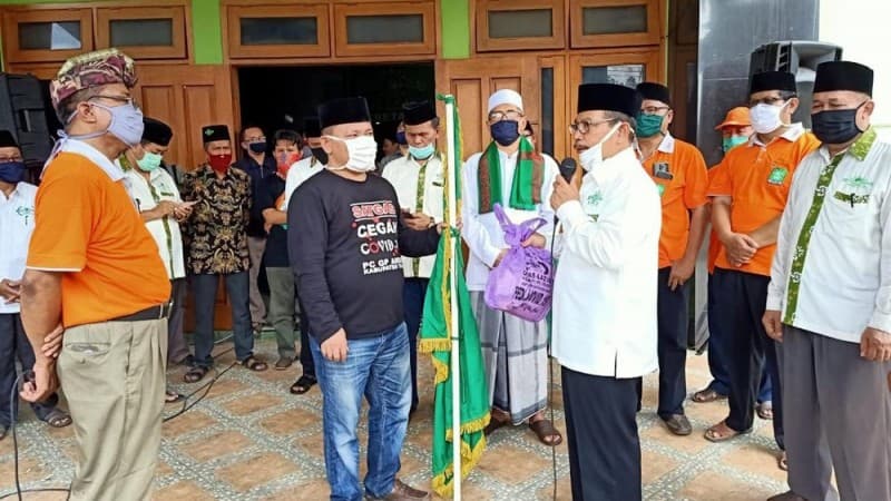 PCNU Kabupaten Tegal Serentak Bagikan Ribuan Paket Sembako