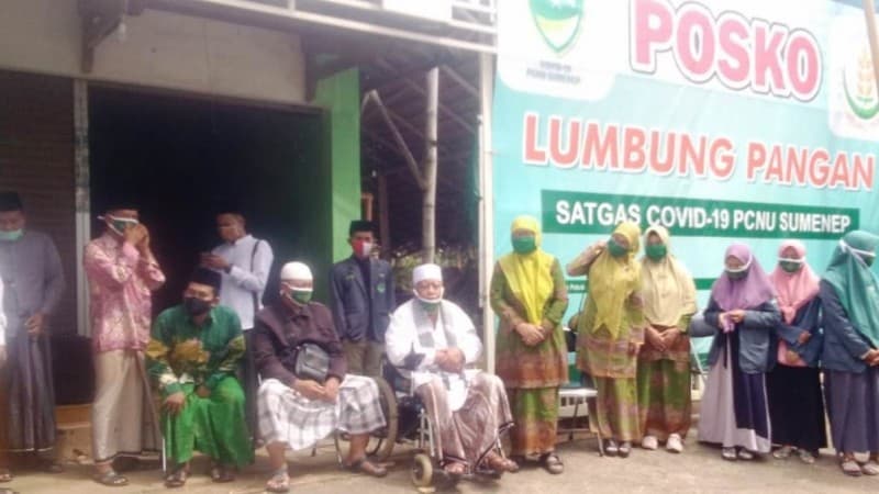 NU Sumenep Mulai Salurkan Ribuan Paket Pangan bagi Terdampak Corona