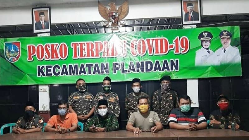 Ansor-Banser Jombang Terlibat Aktif Jaga Posko Covid-19