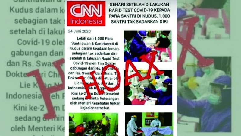 RMINU Kudus: Hoaks, Berita Ribuan Santri Pingsan Usai Rapid Test