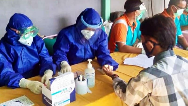 NU Pati Fasilitasi Rapid Test Gratis untuk Puluhan Santri Lirboyo