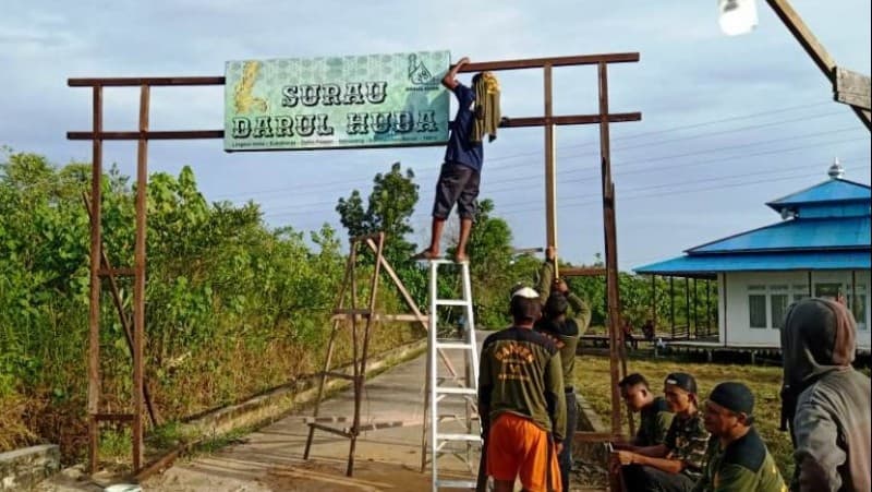 Banser Ketapang Kalbar Turun Gunung Perbaiki Sejumlah Mushala