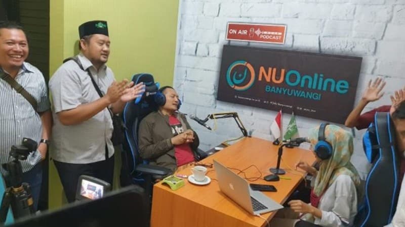 NU Banyuwangi Selangkah Maju, Buat Studio dengan Fasilitas Podcast