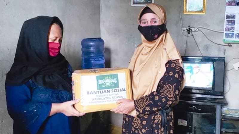 Warga Dirawat karena Corona, Keluarga Terima Bantuan dari LAZISNU