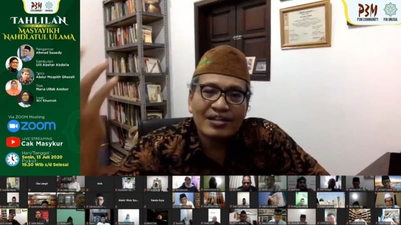 Prihatin para Kiai NU Wafat, P3M dan Unusia Helat Tahlilan Virtual